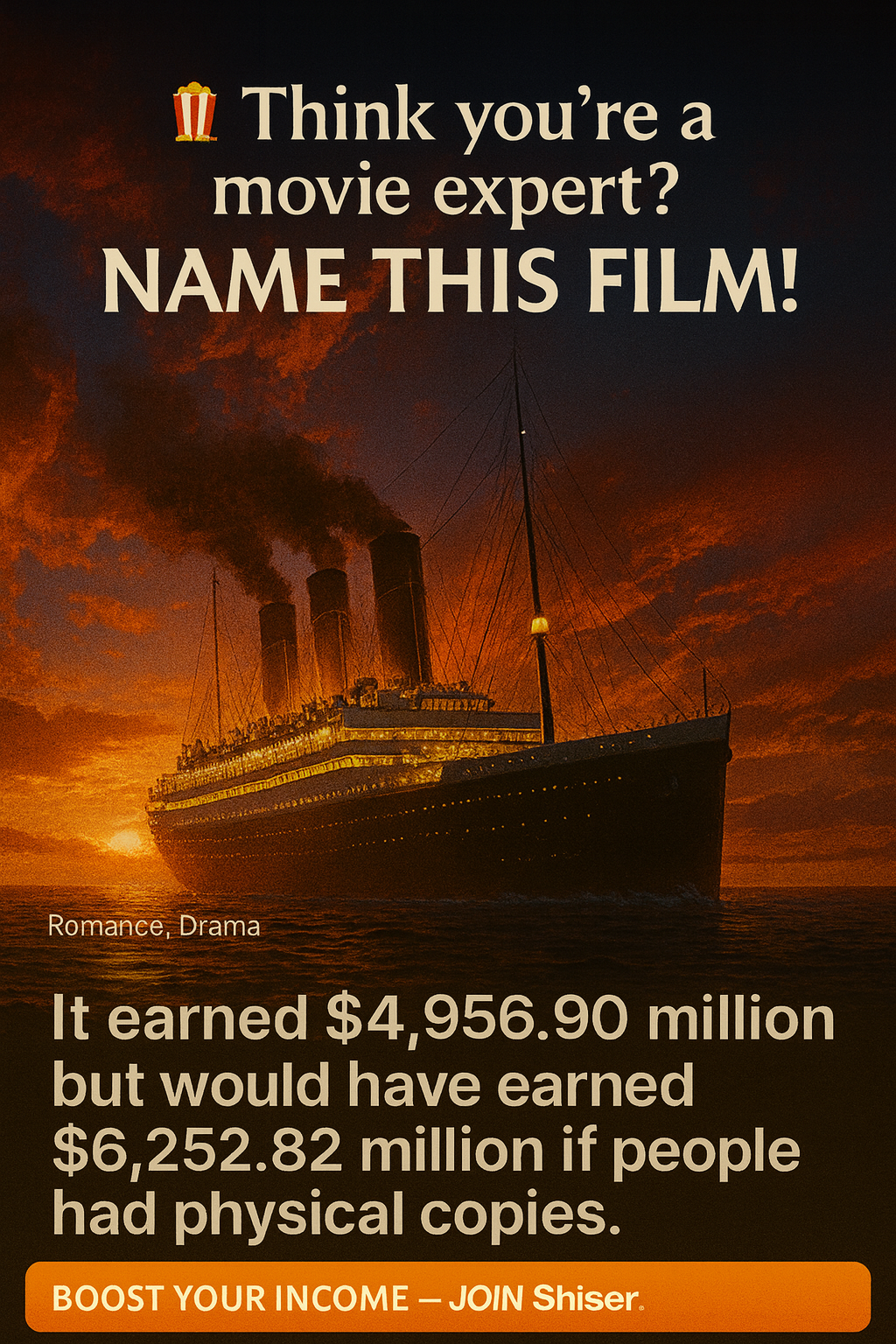 This film made more as a physical copy than if it was only streamed